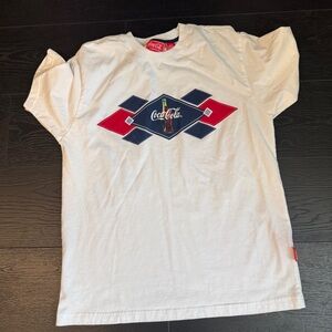 Coca-Cola  Vintage White and Red Tag T-Shirt Women’s - L